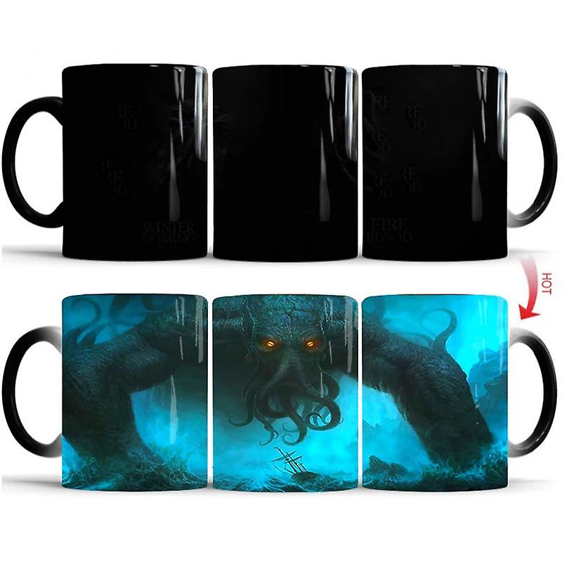 Cthulhu Mythos Color Changinge Ceramic Coffee Mug Tea Cup Novelty Gift