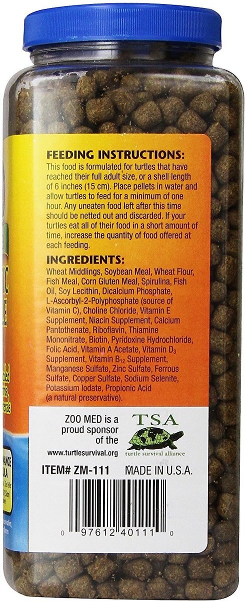 Zoo Med Natural Aquatic Maintenance Formula Turtle Food