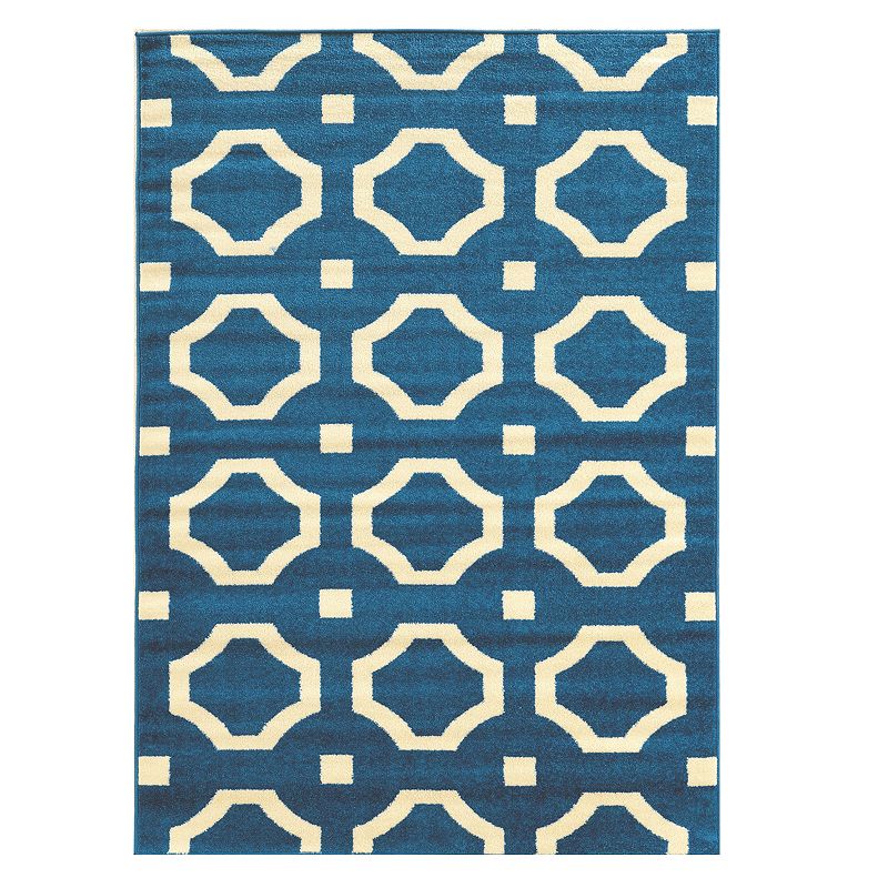 Linon Claremont Octagon Geometric Rug