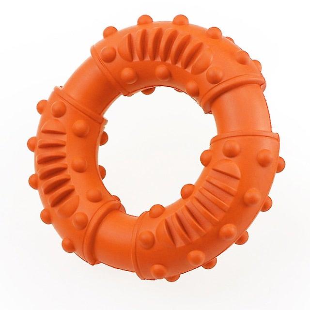 Indestructible rubber dog chew toy