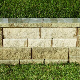 Pavestone RockWall Small 4 in. H x 11.63 in. W x 6.75 in. L Limestone (144-Piece46.5 sq. ft.Pallet) 11012308