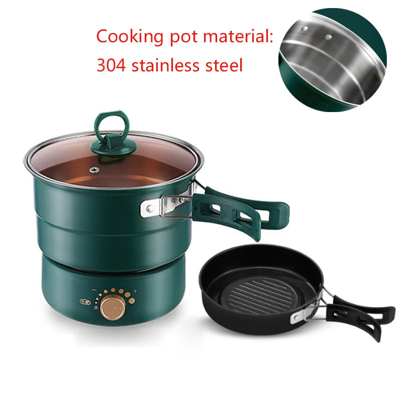 Electric Split Foldable Multicooker Frying Pan