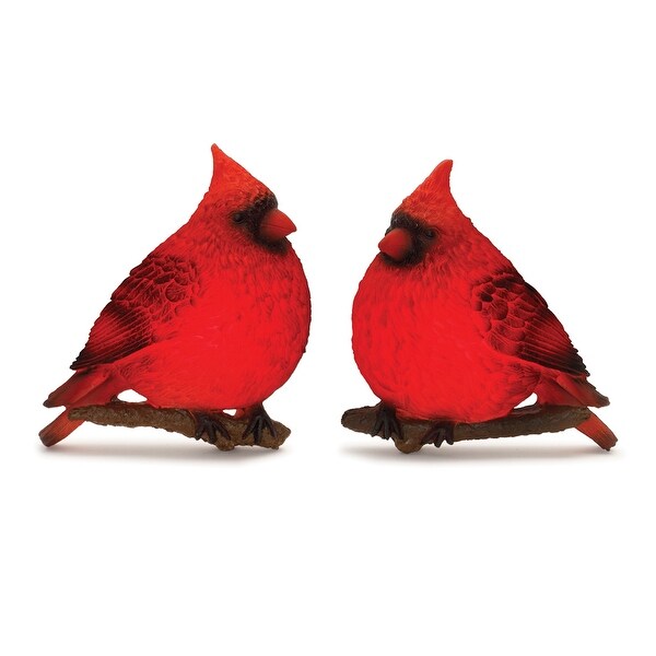 LED Cardinal Wall Accent (Set of 2) 9.5L x 11H Resin 3 AAA Batteries，Not Included