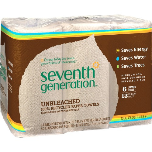 Seventh Generation 100% Recycled Paper Towels  SEV13737