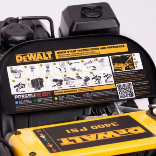 DeWalt Pressure Ready 3400 PSI 2.5 GPM Cold Water Gas Pressure Washer