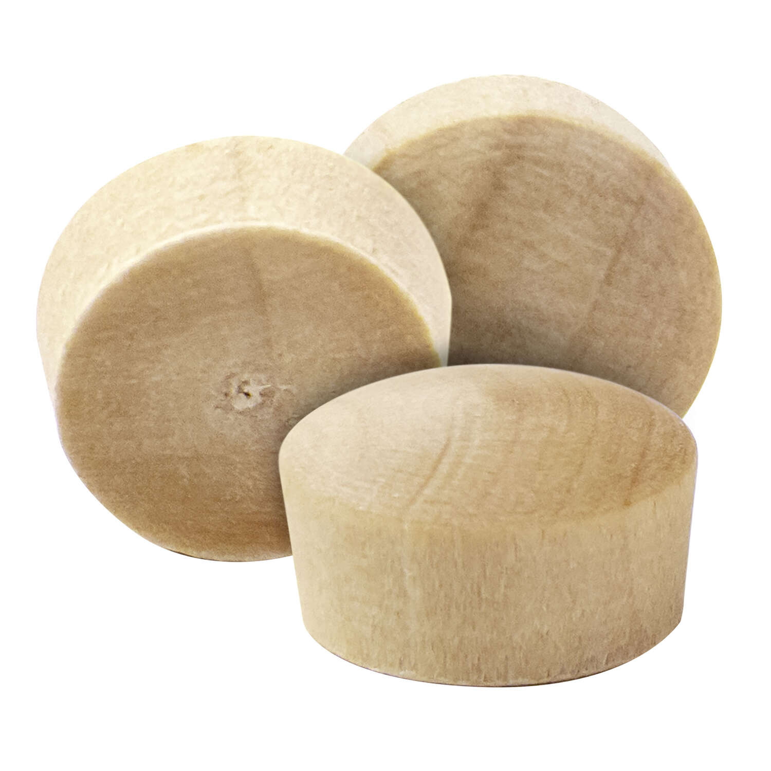 Wolfcraft Round Hardwood Head Plug 1/4 in. D X 0.225 in. L 1 pk Natural