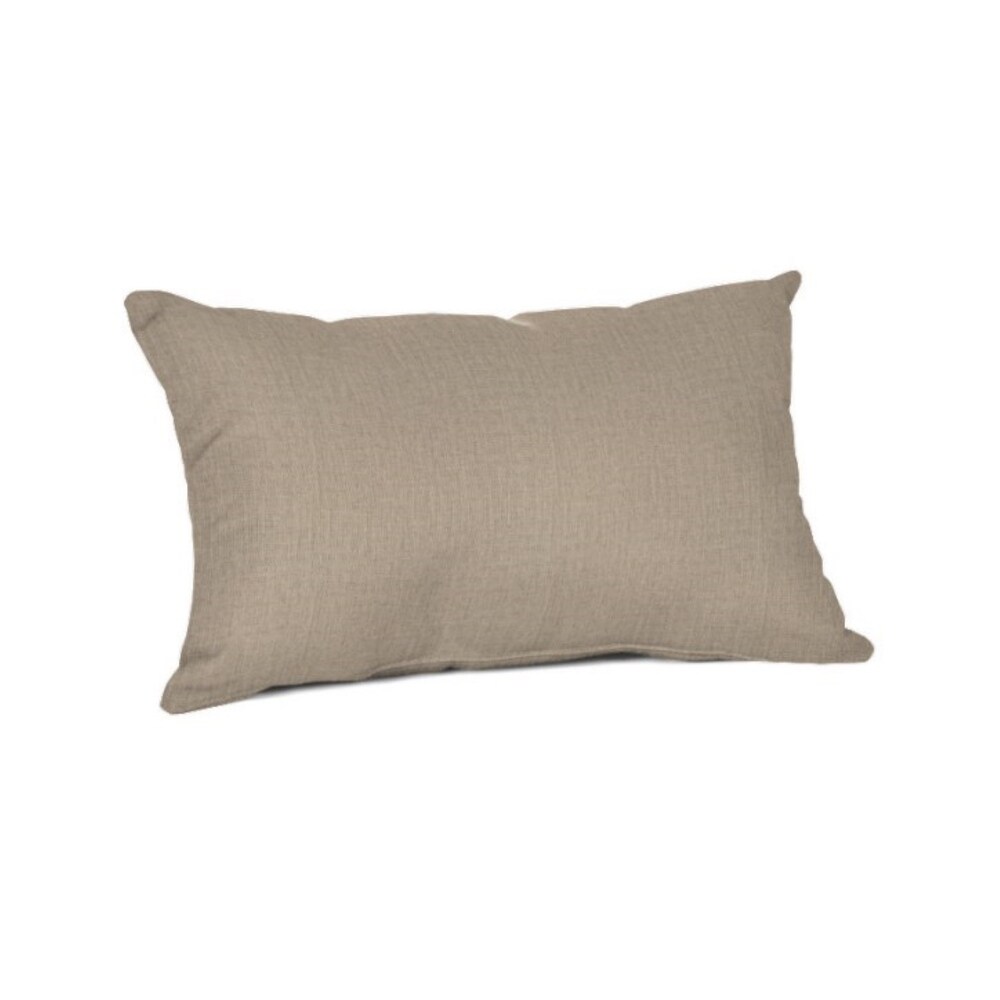 Sunbrella 20 x 13 Solid Outdoor Lumbar Throw Pillow   20\