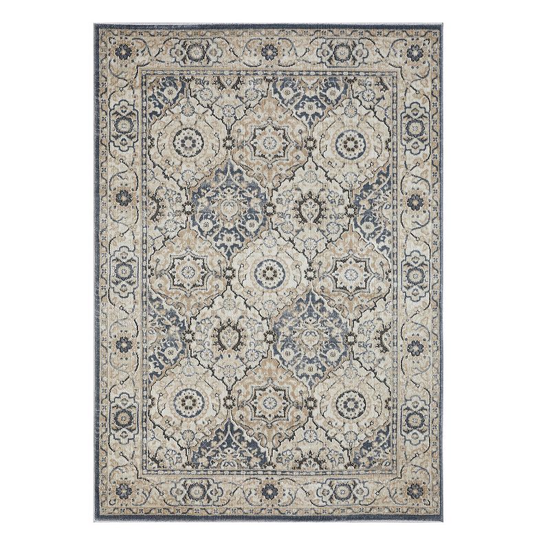 Loomaknoti Kehleigh Dravan Blue Area Rug