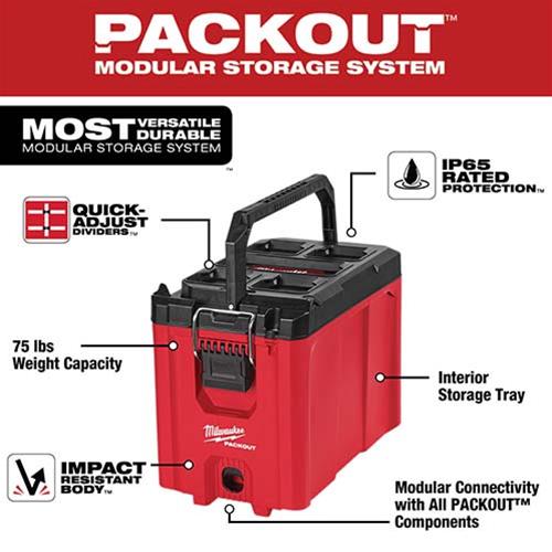 Milwaukee Tool 48-22-8422 Milwaukee PACKOUT Compact Toolboxes