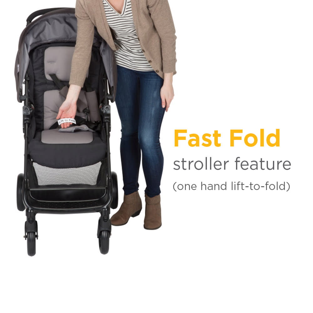 Safety 1ˢᵗ Smooth Ride Travel System Stroller and Infant Car Seat, Monument