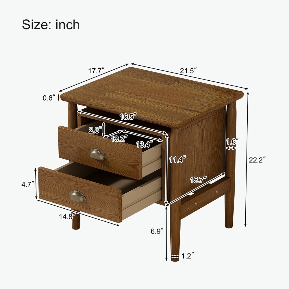 3 Pieces Bedroom Sets Queen Bed with two nightstands