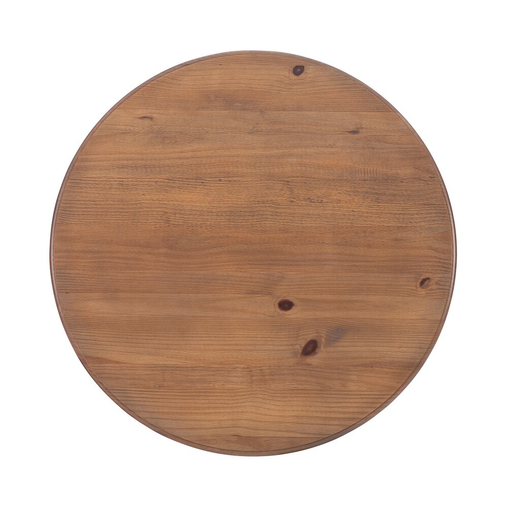 Saloma Round Dining Table   Black