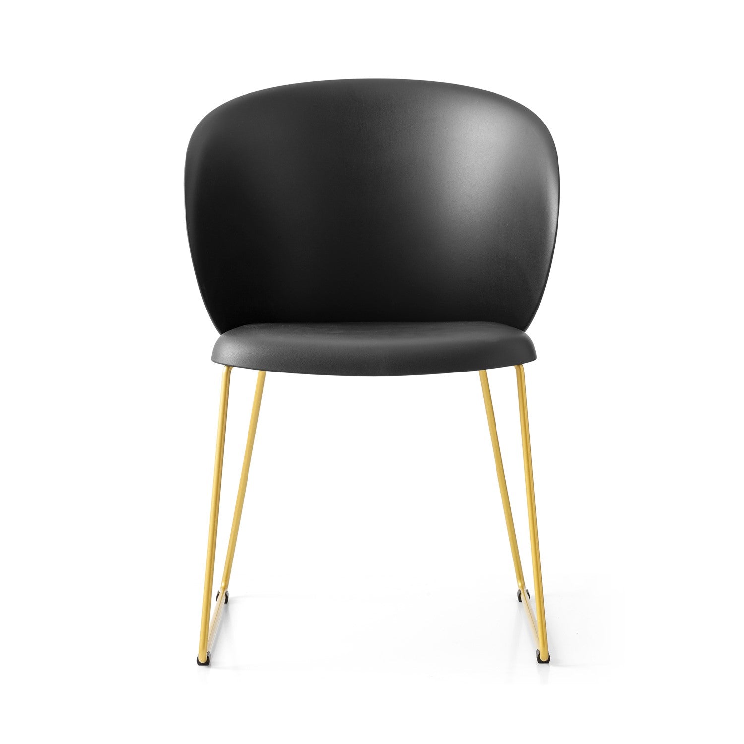 Tuka Indoor/Outdoor Painted Brass Leg Chair