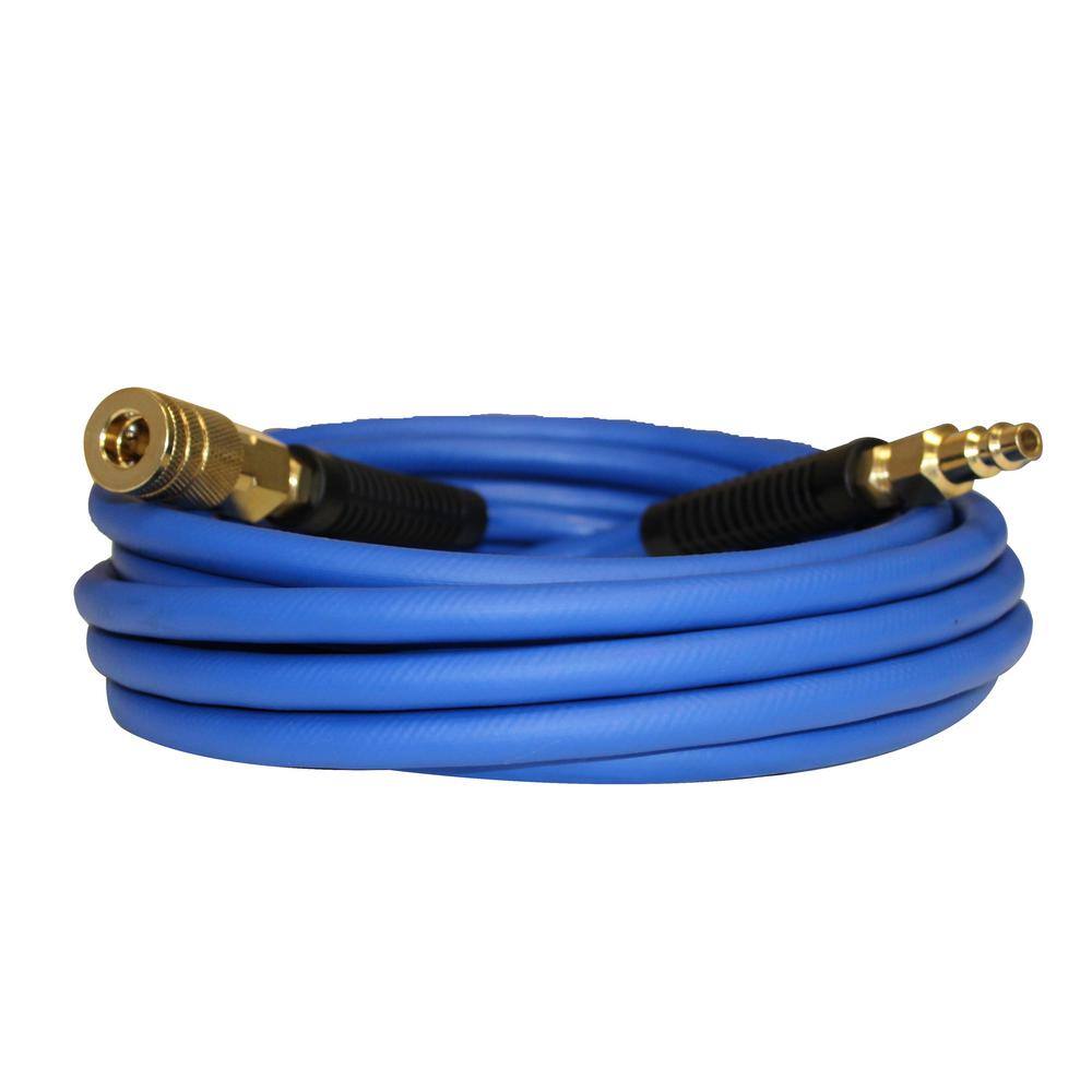 California Air Tools Hybrider Flex 14 in. 25 ft. Hybrid Air Hose with Quick Connect Air Fittings HFH25.25