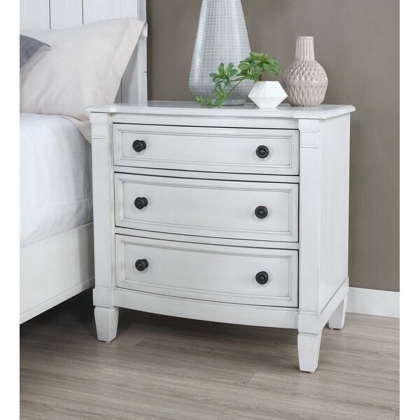 Roundhill Furniture Saline Wood Camelback Planked Bed with Dresser， Mirror， Two Nightstands， and Chest - - 32334963