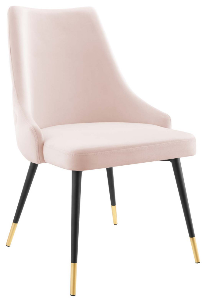 Adorn Tufted Performance Velvet Dining Side Chair   Midcentury   Dining Chairs   by Modway  Houzz