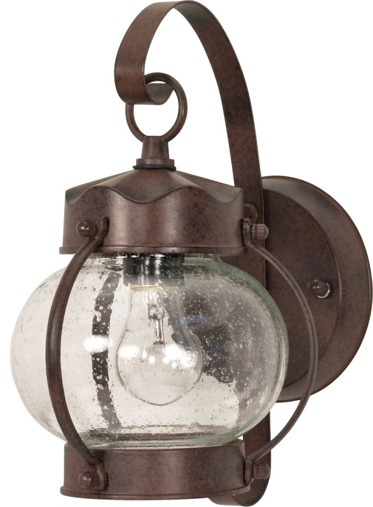 1 Light Onion Outdoor Wall Fixtre in Old Bronze   Beach Style   Outdoor Wall Lights And Sconces   by ShopFreely  Houzz