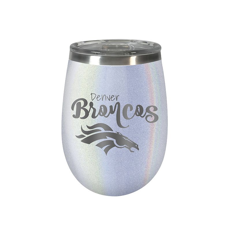 Denver Broncos 12 oz Opal Finish Vacuum Insulated NFL Wine Tumbler