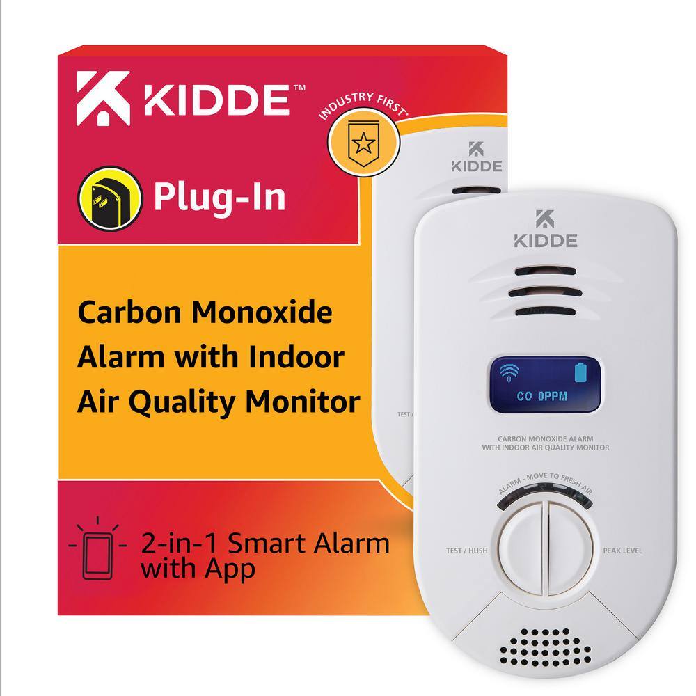 Kidde Kidde Smart Plug-In Carbon Monoxide with Indoor Air Quality Monitor 21031211