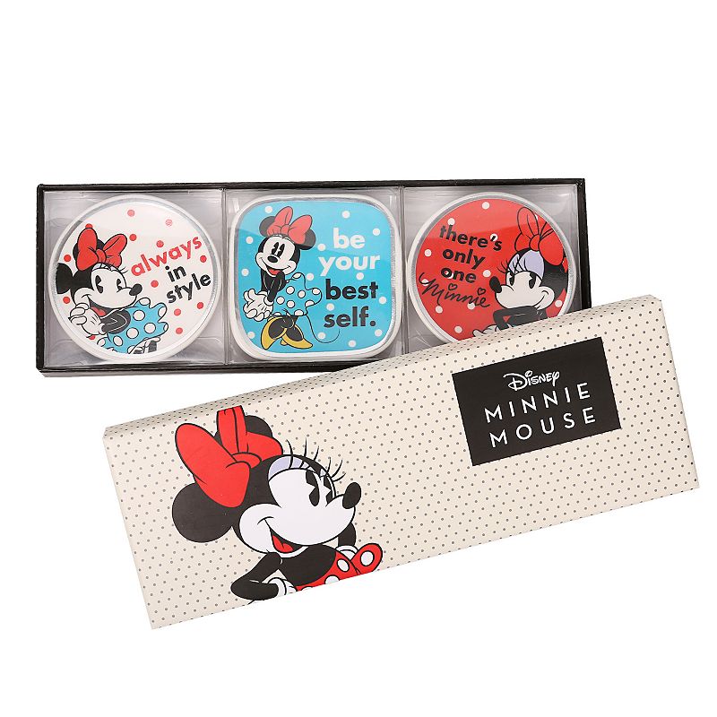 Disney's Minnie Mouse 3 Piece Trinket Set