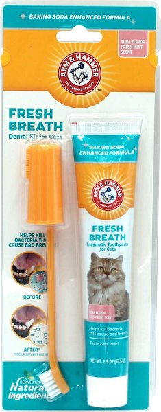 Arm and Hammer Fresh Breath Tuna Flavored Cat Dental Kit