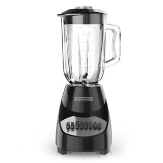 BLACK+DECKER 40 oz. 10-Speed Black Countertop Blender BL2010BG