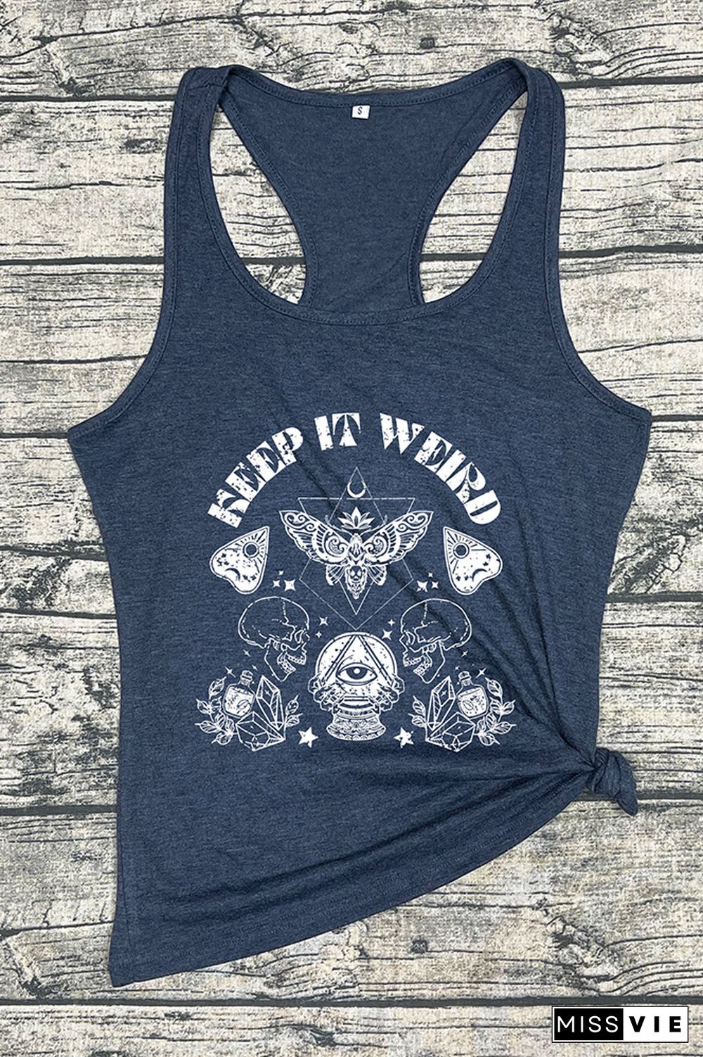 Keep It Weird Graphic Tank Top