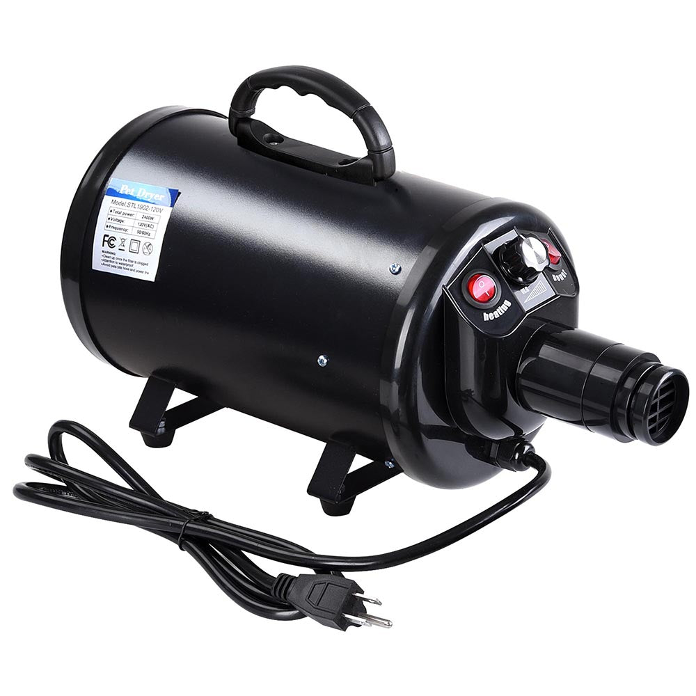 Yescom Dog Cat Hair Dryer Heat Blower 3.2 HP 4 Nozzles