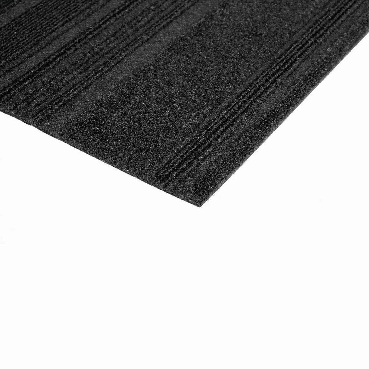 Shuffle Black Ice Carpet Tiles - 24" x 24" Indoor/Outdoor, Peel and Stick Carpet Tiles - 60 sq. ft. per box – Pack of 15 Tiles