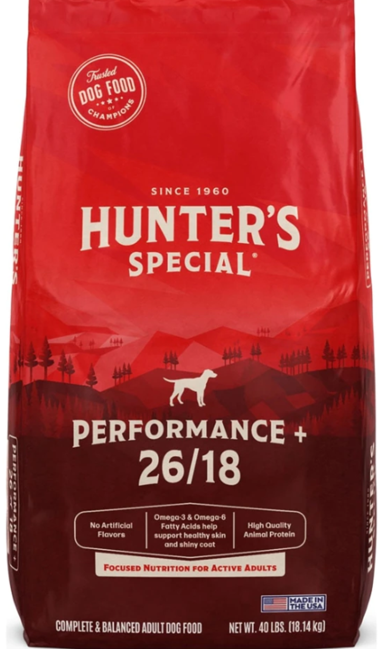 Hunter's Special Performance Plus Dog Food， 40 lbs