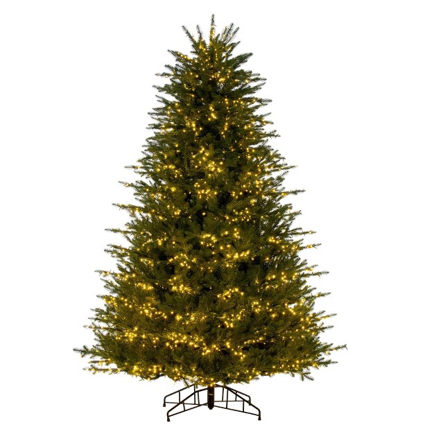 Georgian Fraser Fir Artificial Pre-lit Christmas Tree With Lights And Tree Stand