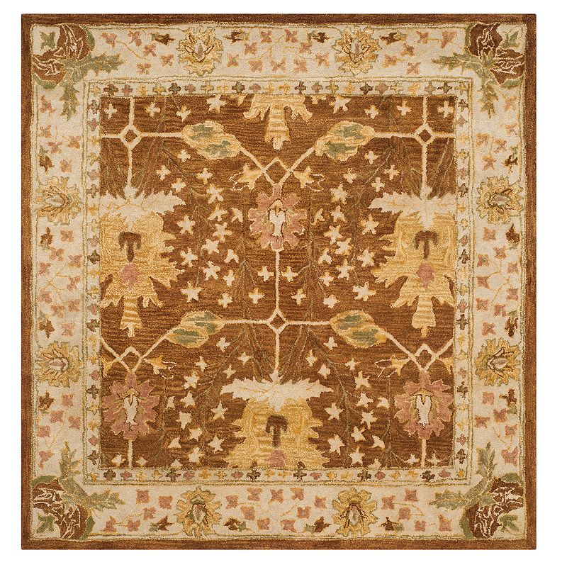 Safavieh Antiquity Shannon Framed Floral Wool Rug