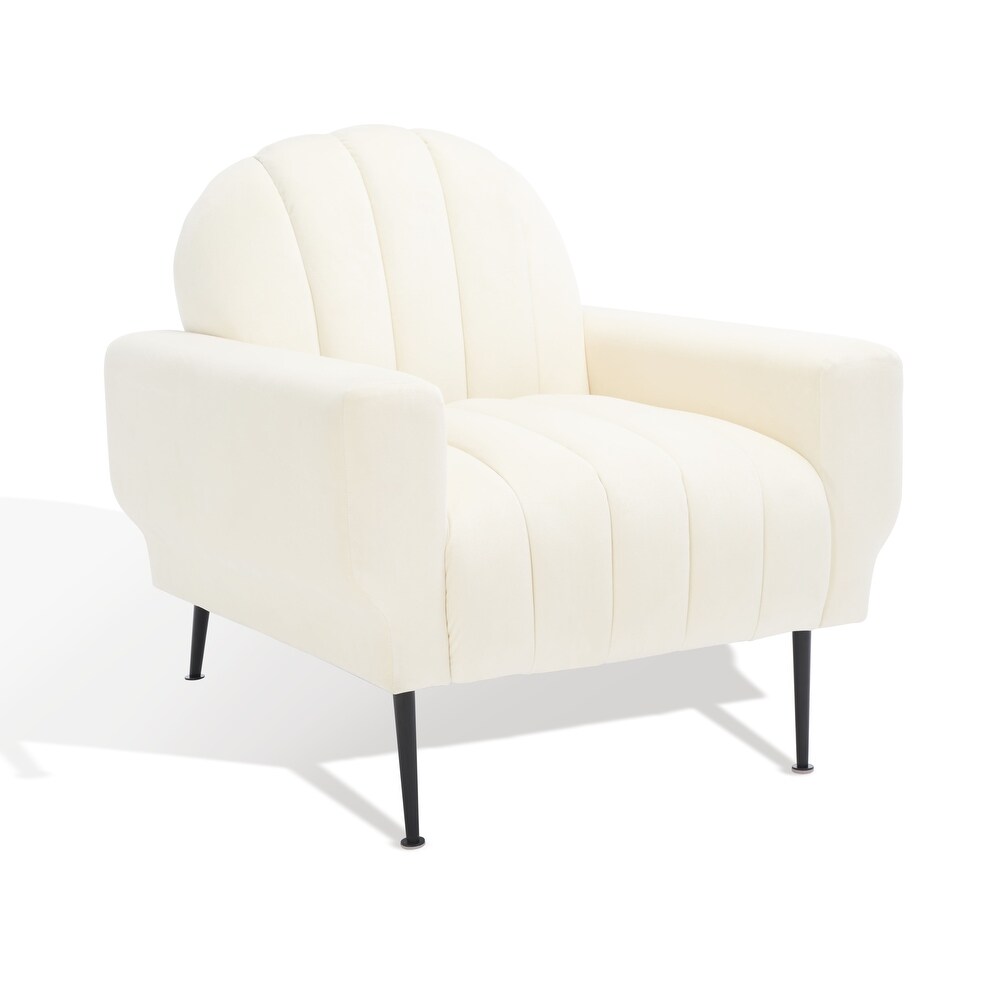 SAFAVIEH Couture Josh Channel Tufted Accent Chair   33\