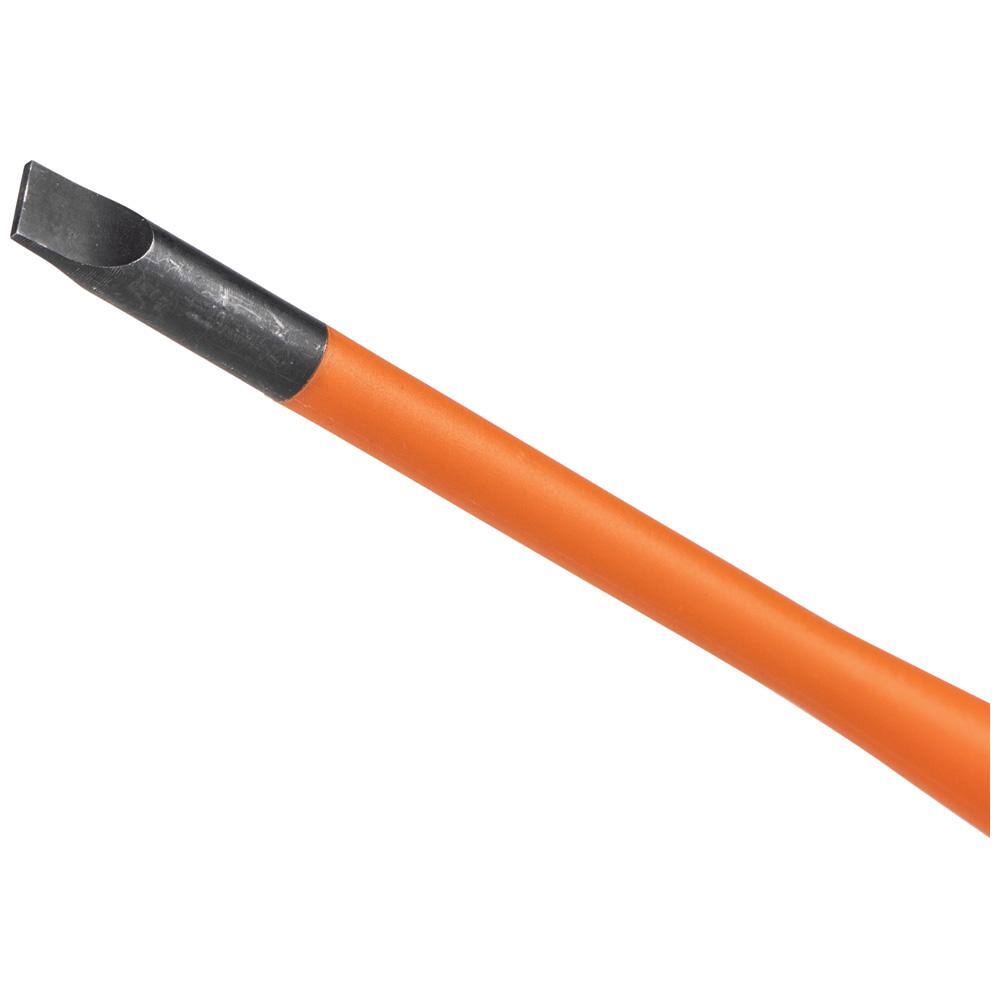 Klein Tools 316 in. Cabinet 6 in. Round Shank Slim-Tip Insulated Screwdriver 6916INS