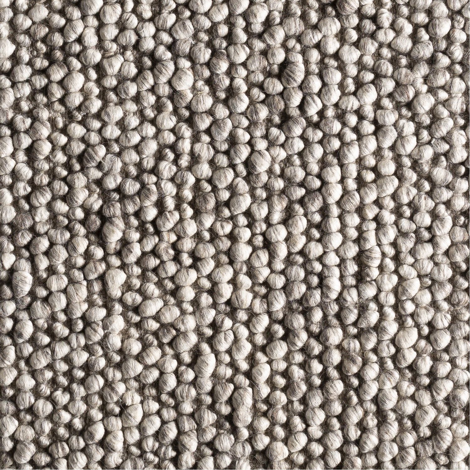 Como Hand Woven Rug in Medium Gray, Ivory