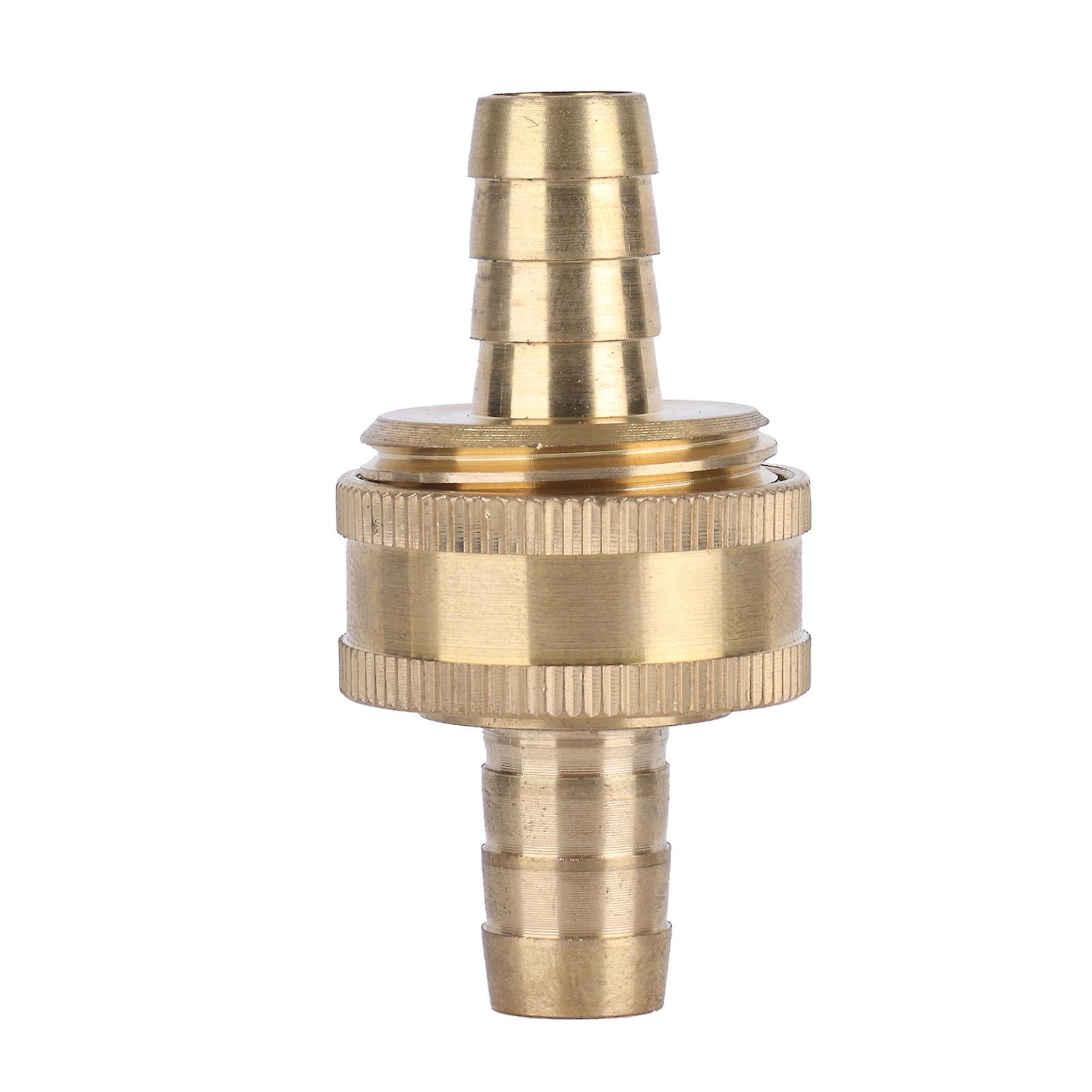 Garden Hose Quick Connector， Brass 3/4 Inch Thread Fitting Quick Release Adapter， Leakproof Water Hose Male And Female Easy Connect Fittings With Wash