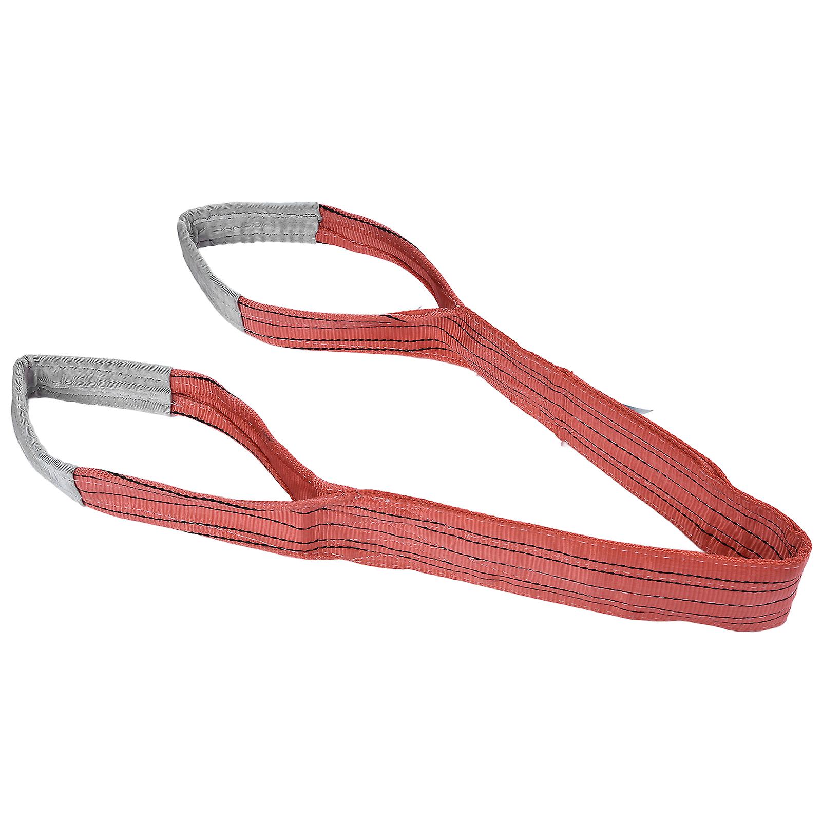 5t Flat Lifting Sling High Strength Widen Pes Webbing Straps Crane Rigging Accessories2 Meters