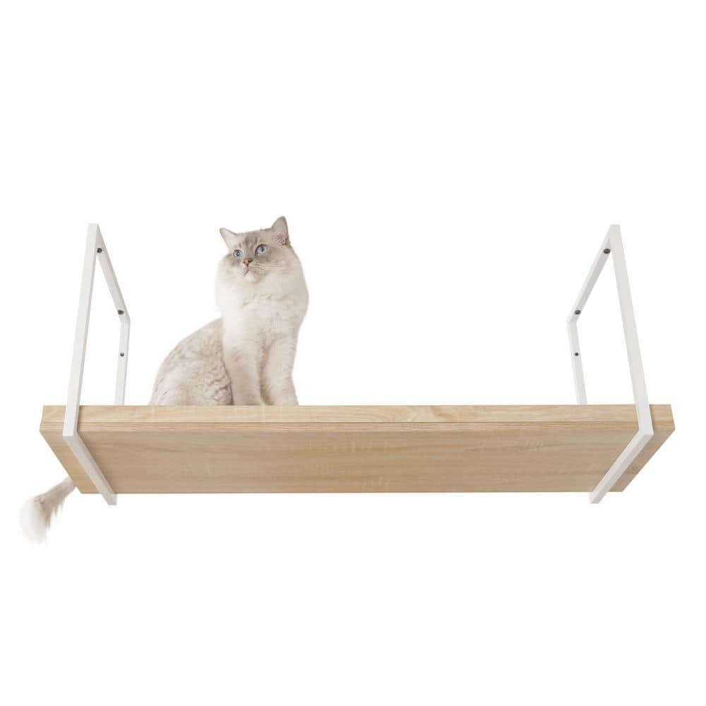 MYZOO Avenue 39 in. White Wall-Mounted Cat Walkway Superhighway Furniture Cover MZ-AVENUE100-WH