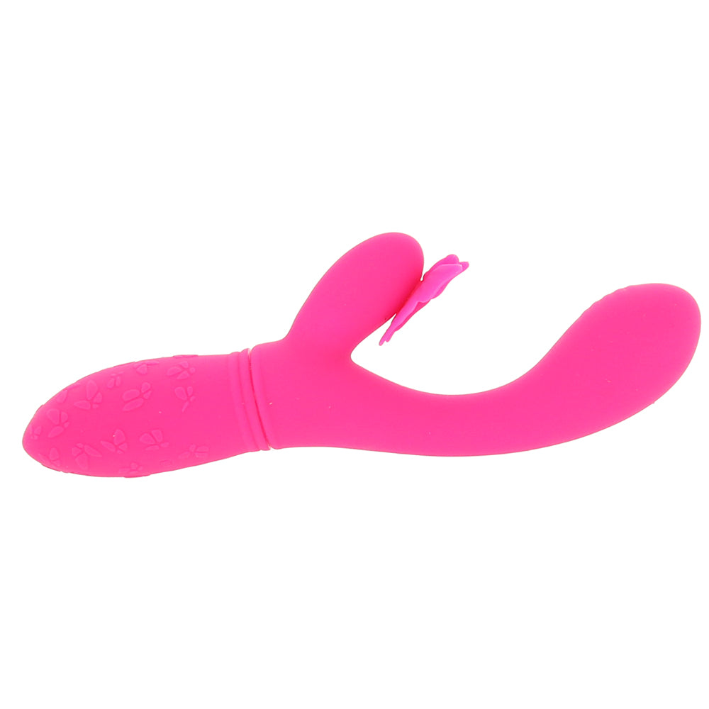 Butterfly Kiss Rechargeable Flutter Vibe in Pink