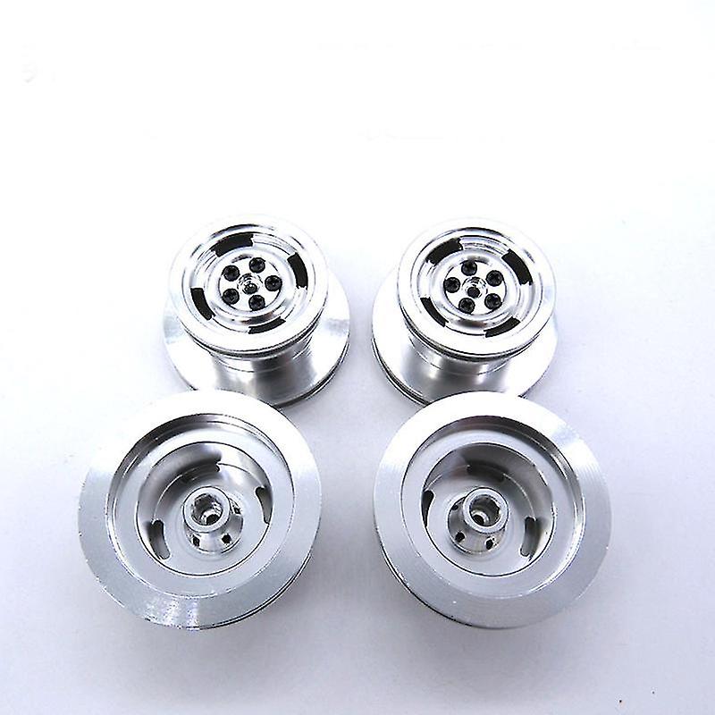 4pcs Rc Car Metal Wheel Hub Wheels Rim For 1/12 Mn D90 D91 D96 D99s Model Car Replacement Parts Acc