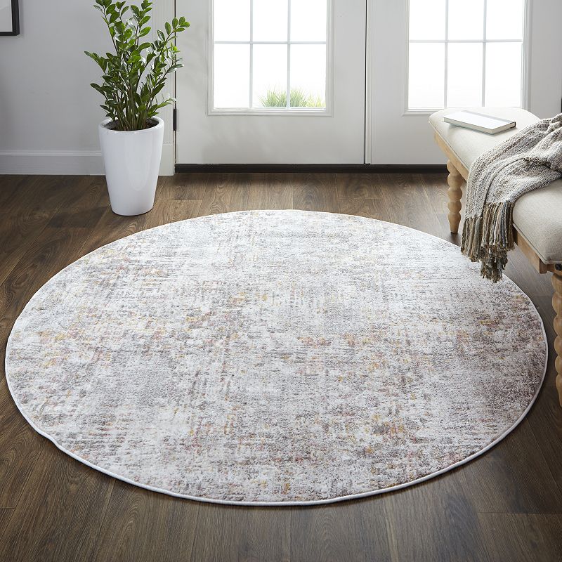 Weave and Wander Dunlap Distressed Abstract Rug