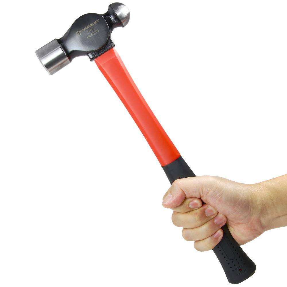 POWERBUILT 24 oz. Ball Peen Hammer 648330