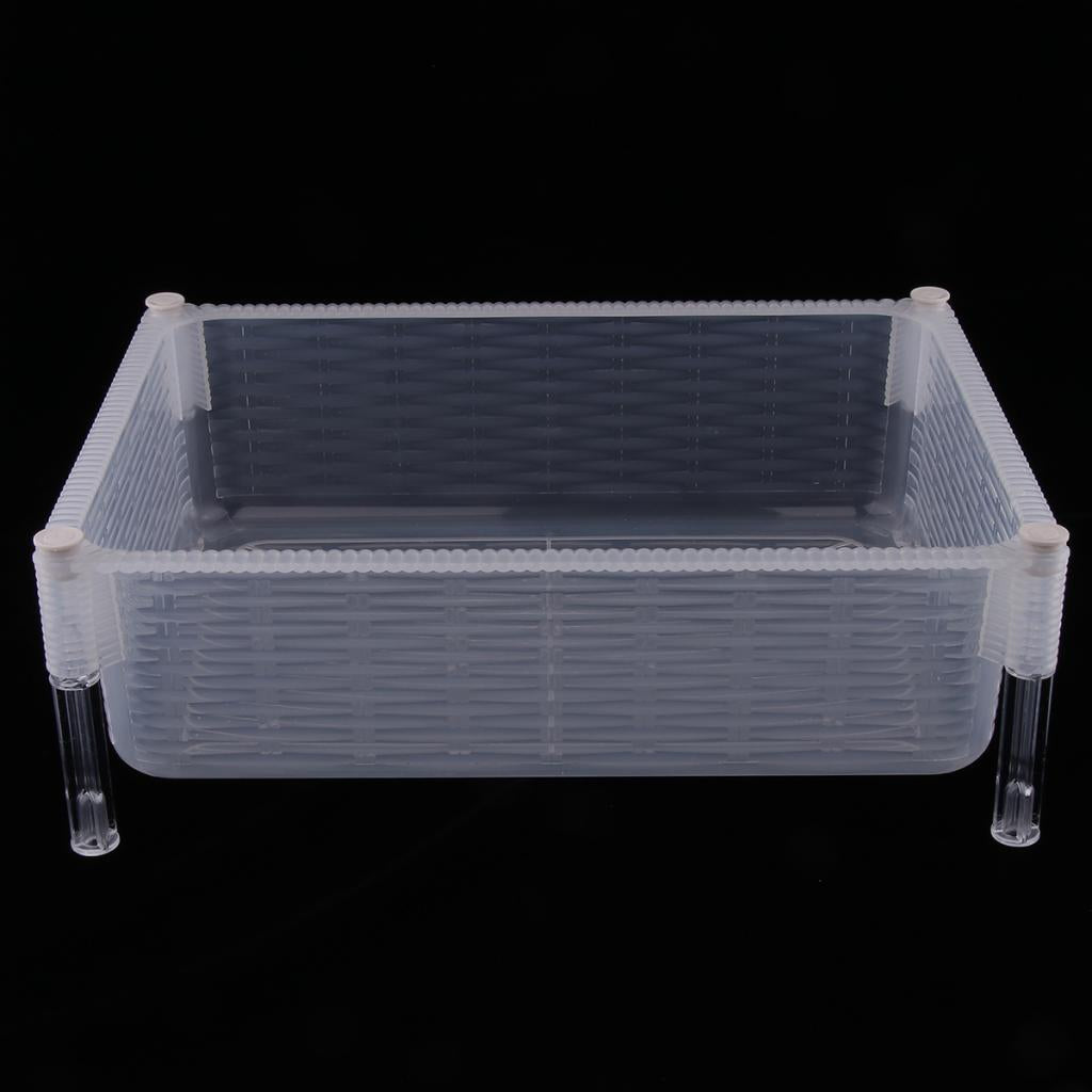 Clear Reptile Turtle Tank Aquarium Box for Small to Large Reptile Fishes