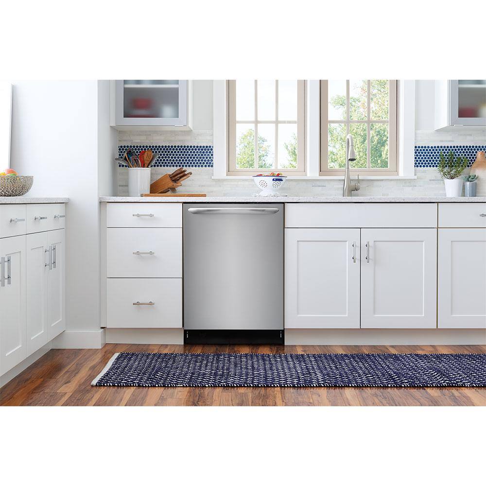 FRIGIDAIRE GALLERY 24 In. in. Top Control Built-In Tall Tub Dishwasher in Stainless Steel with 5-Cycles 49 dBA FGID2476SF