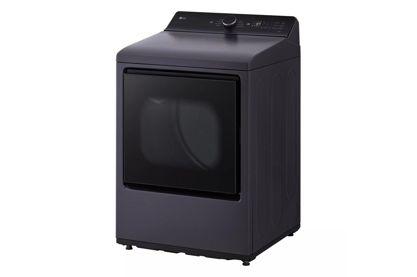 Lg DLE8400BE 7.3 Cu. Ft. Ultra Large Capacity Rear Control Electric Dryer With Lg Easyload™ Door And Ai Sensing