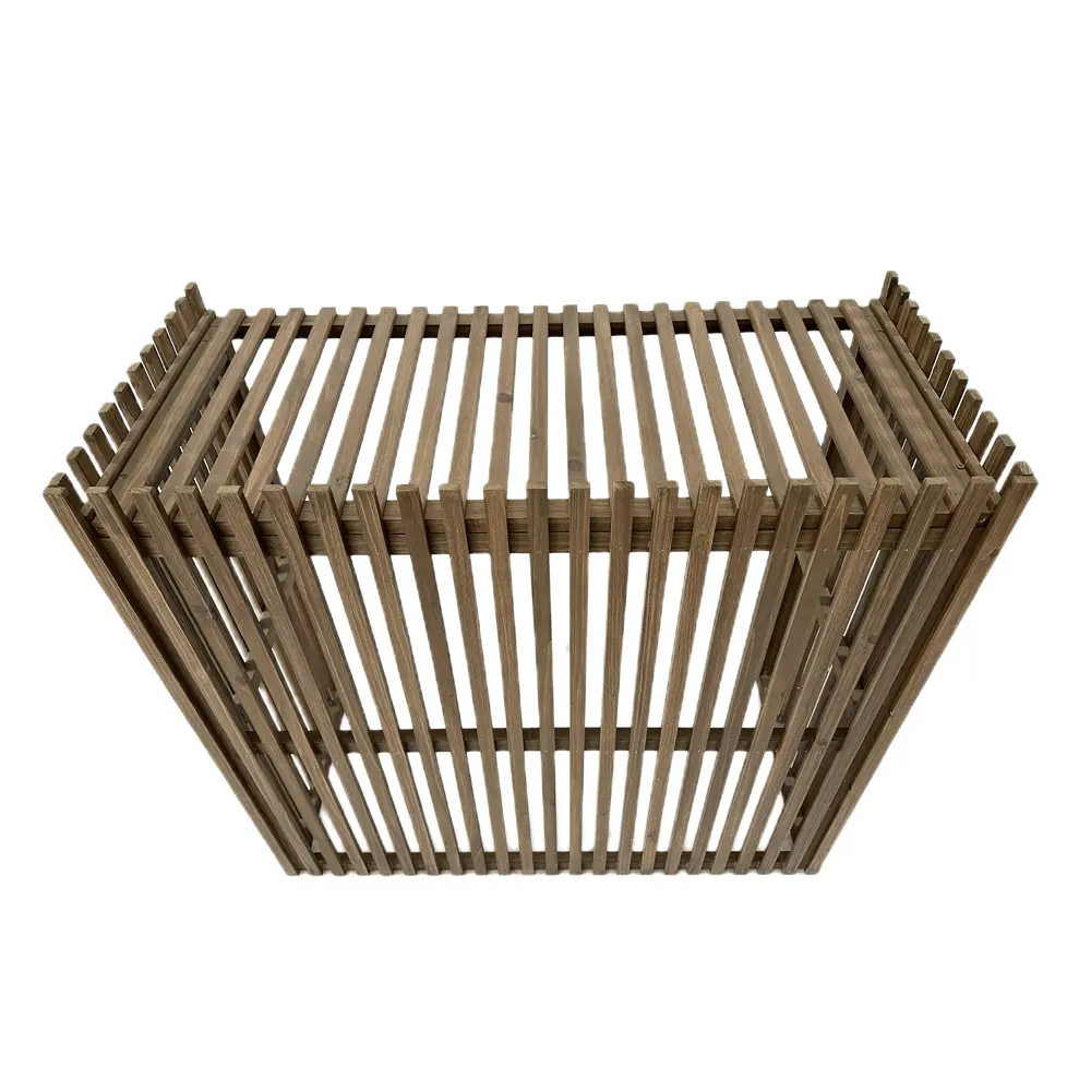 Factory direct supply lattice air conditioner cover outdoor wooden air conditioner cover