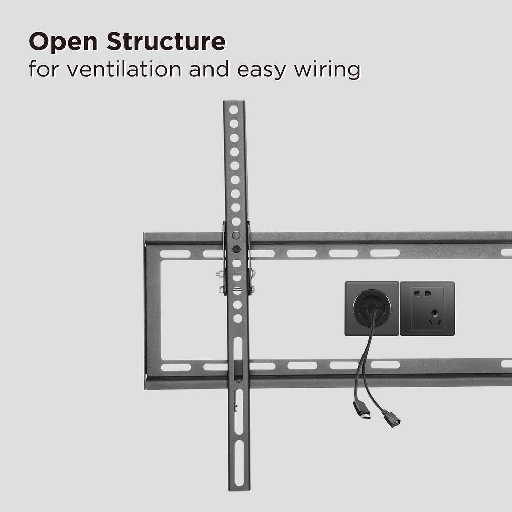 ProHT Low-Profile Tilting TV Wall Mount for 37 in. - 70 in. Flat Panel TVs with 8 Degree Tilt 77 lb. Load Capacity 05336