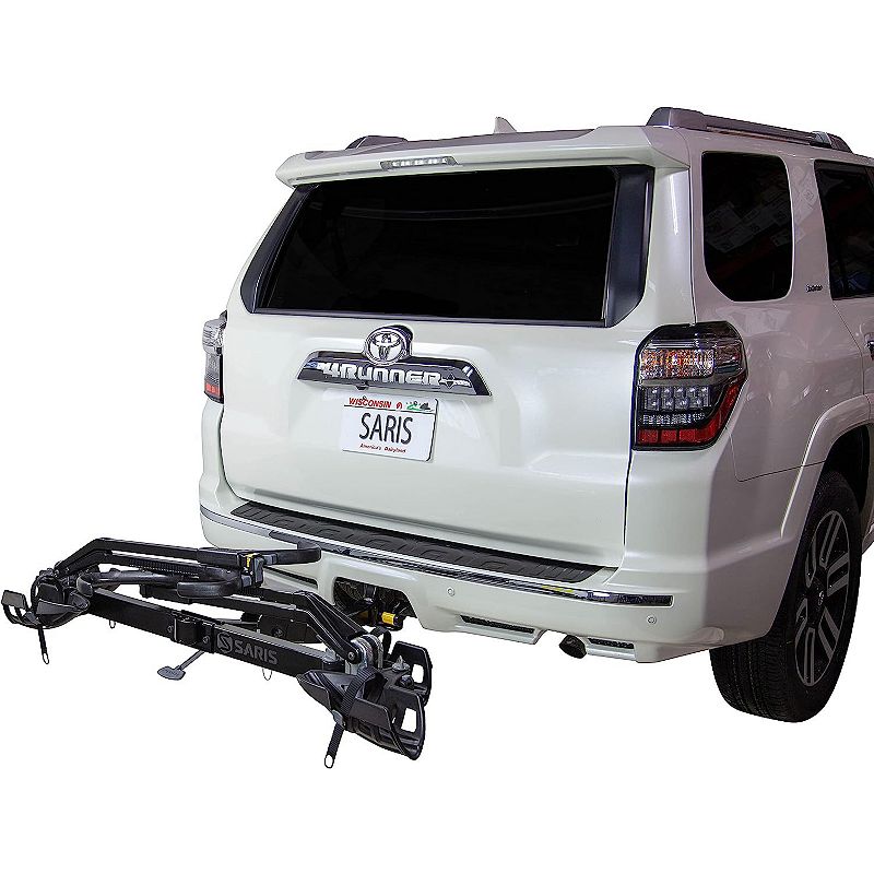 Saris SuperClamp HD Hitch Bike Rack， Bike Rack for Car， 2-Bikes Sizing Option