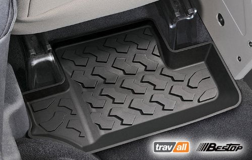 Bestop 51502-01 Wrangler 2-Door， Pair Floor Liner， Rear