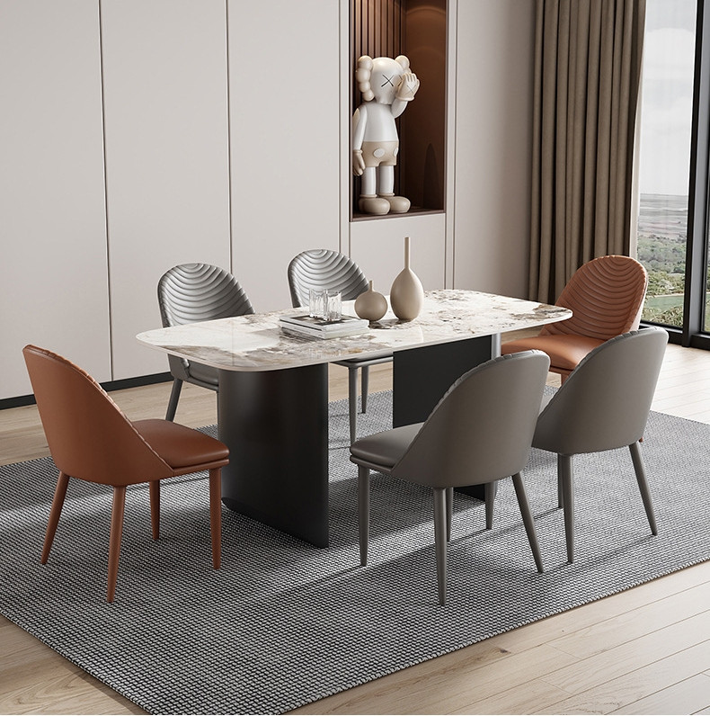 Nordic Design Leisure Backrest Dining Chair   Contemporary   Dining Chairs   by Miron Demid LLC  Houzz